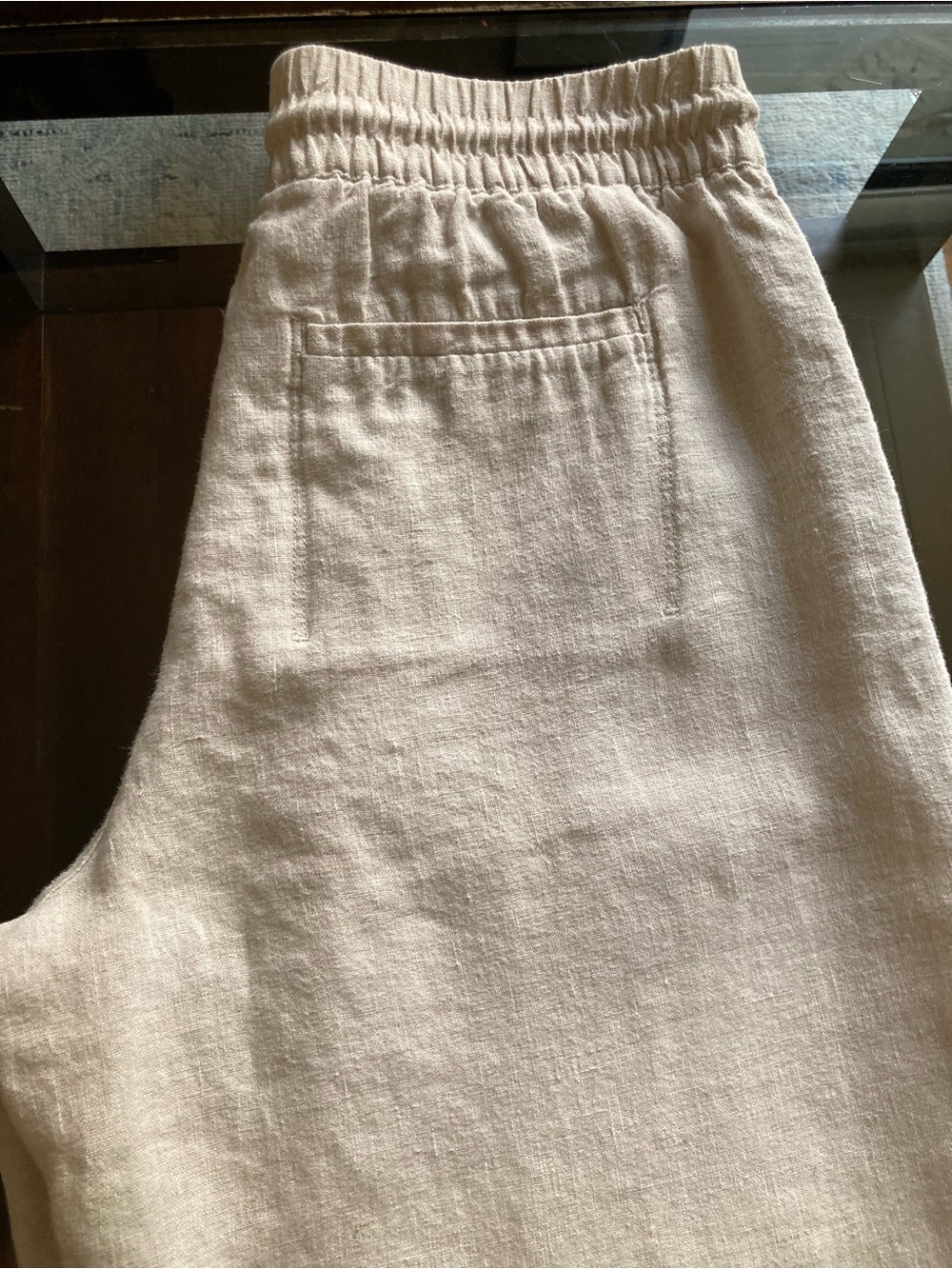 Athleta Retreat Linen High Rise Wide Leg Pant - Picture 4 of 10